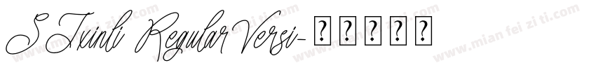 SJxinli RegularVersi字体转换